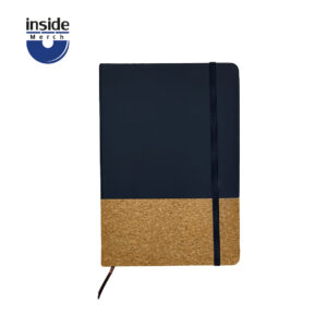 AGENDA TIPO CORCHO A5 CON ELÁSTICO Y SEPARADOR