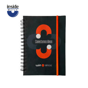 CUADERNO DOBLE RING CON ELASTICO